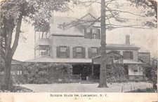 Larchmont New York Blossom Heath Inn B/W Lithograph Vintage Postcard U1816 picture