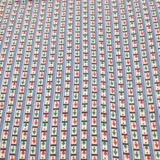 Vintage feedsack - Blue Background picture