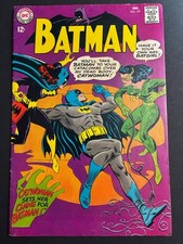 Batman 197 VG (see descrip) -- Catwoman, Batgirl Apps. 1967 picture