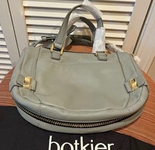 Botkier Gray Satchel Bag, Top Handle, Detachable Adjustable Strap, Dust Bag picture