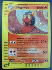 Magcargo Skyridge Holo Rare H16/H32 Pokemon Card WOTC Excellent Condition SWIRL picture