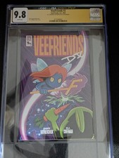 Veefriends #2 CGC 9.8 Graded Comic Book Fearless Fairy D.J. Coffman Auto JSA picture