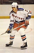 1975-76 New York Rangers Hockey Player #23 name unknown Postcard A71 picture