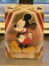 2026 Topps Disney Neon Mickey Mouse #200 /50 Gold Refractor picture