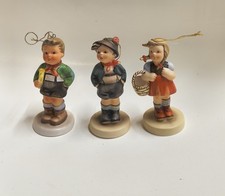Vintage HUMMEL Christmas Ornament Set Schmid 1983, 1984, 1985 1st, 2nd, 3rd Ed. picture