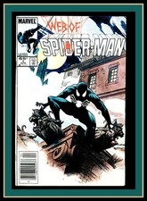 Web Of Spider-Man #1-1985 vg 4.0 5th Black Costume Vess Newsstand Variant picture