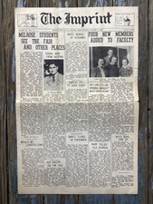 Rare Original October 1939 Melrose Massachusetts High School Newsletter picture