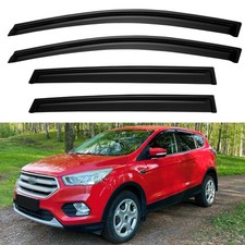 Window Rain Guards Visors for 2013-2019 Ford Escape, Out-Channel Window Vent ... picture