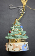 Lenox China Treasures Hinged Trinket Ornament Porcelain Holiday Vintage picture
