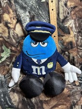 M&M's World Blue M&M Police Officer Plush from SML Youtube Plush Rare picture