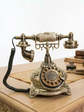 Antique Rotary Dial Telephone picture