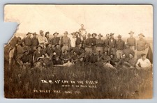 RPPC US Army KS Kansas Fort Riley 13th Cavalry June 1911 Zellner Photo RARE picture
