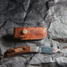 Vtg Jet-Aer Knife Makers Choice G96 Model 803 Lockback Knife w/Sheath picture