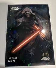 2026 Topps Chrome Star Wars Kylo Ren #57 Black  # 11/15 picture