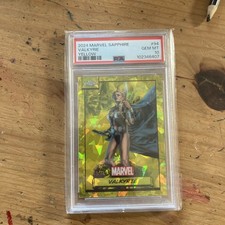 2024 Topps Marvel Sapphire Valkyrie 69 /75 PSA 10 picture