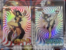 Chun-Li & Sakura Culture Shokz  2023 Cardsmiths Street Fighter Capcom  picture