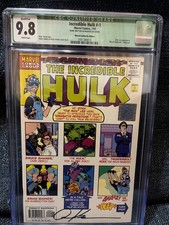 FLASHBACK INCREDIBLE HULK #1 (minus 1) (1997) CGC 9.8 Rare Variant Cover And COA picture