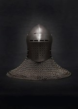 Spoleto Bascinet Helmet: Medieval Combat-Ready SCA Buhurt Armor picture