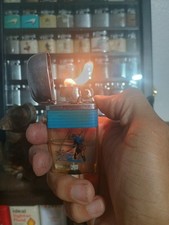 Vintage Scripto Vu Lighter Fly Fisherman with Blue Band 1950's Or 960'S picture