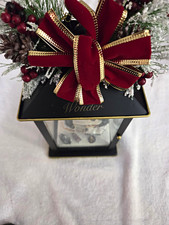 Bradford Exchange Thomas Kinkade Light Up Christmas Lantern Always in Bloom picture