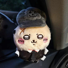 2026 Halloween Chiikawa Pumpkin Hat Rakko Plush Doll Toy Keychain Pendant Gift picture