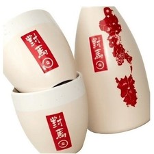 Sony Playstation Ghost of Tsushima 3 Piece Sake Set Ceramic Bottle and Cups New picture