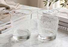 Disaronno Wears ETRO 2016 Limited Edition Rocks Old Fashioned Glass12oz Set of 2 picture