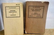 1933 Military Coast Handbook and 1940 Engineer Field Handbook Camouflage picture