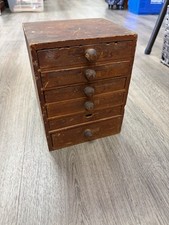 Vintage Wirt Resistors Philadelphia 6 Drawer Finger Jointed Parts Cabinet picture
