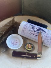 GEC Great Easterly Cutlery 22 Magnum Tidioute Red Stone ESPL Carbon 221124 Pin picture
