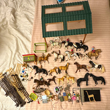 Schleich horses and animals Mixed Lot with Riders, Accessories & Stable Pieces picture