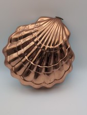 Vintage Solid Copper Seashell Mold Made In  Portugal 7