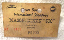 Vintage~Press Pass~Mason-Dixon 