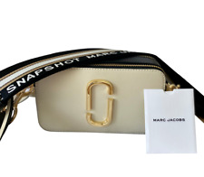 Marc Jacobs Small Snapshot Camera Bag Purse Authentic New Cloud White Multi picture