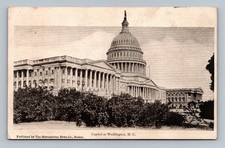 Vintage US Capitol Building Washington D.C. Undivided Back Postcard c.1900 picture