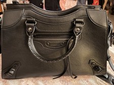 Balenciaga Neo Classic City HandBag in Black Leather B1 picture