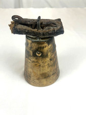 Beautiful Large Antique Solid Bronze Set of triple Camel Bells  from Egypt picture