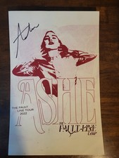 2022 Ashe (Fault line tour) signed Poster picture