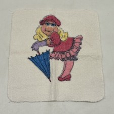 Vintage 11.5” X 12” Ms. Piggy Wash Cloth  picture