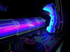 NEW Blue TRON Arcade Game JOYSTICK Handle Shells w Trigger MIDWAY BALLY NEW picture