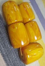 bakelite muskevi amber 530 grams 3 piece beads suitable for rosary old bacalite picture
