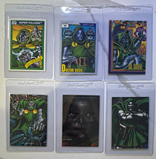 1990 Marvel Doctor Doom Non-Sport Trading Card Lot of 6 Impel Masterpieces Fabry picture