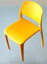 RESOL miniature, beautiful CHAIR SMART in YELLOW, like VITRA, RARE picture