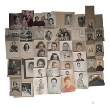 Lot of 12 Vintage 1940s-1960s Large Portrait Photos Lots Of 8x10s picture