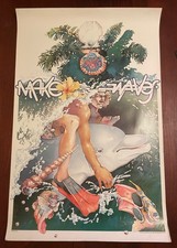 Vintage 1970s AMF Voit Duck Feet Flippers Promo Poster – 