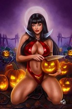 Vampirella #7 Bruna Sales Nycc Halloween Exclusive Ltd 500 Presale 10/21/26 picture