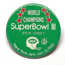 1969 New York Jets Advertising Pocket Mirror Vintage Style picture