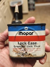 Rare Mopar Lock Ease Empty 4 Oz Oiler picture
