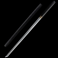 Chinese Tang Sword Manganese Steel Blade Solid Wood Scabbard Display Sword picture