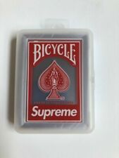 BRAND NEW SEALED Bicycle Supreme Clear Playing Cards - Red picture